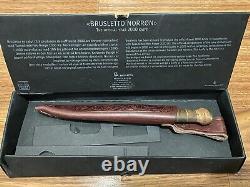 Brusletto Nansen 8 Fixed Blade Knife & Leather Sheath, 3.5 Blade