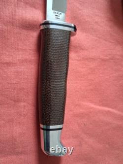 Buck 102 Pro Micarta Handle S35vn Fixed Blade Knife NOS
