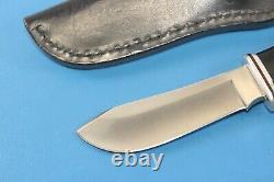 Buck 103 V U. S. A. Skinning Hunting Knife + Buck Black Leather Sheath 103 c 1989