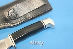 Buck 103 V U. S. A. Skinning Hunting Knife + Buck Black Leather Sheath 103 c 1989