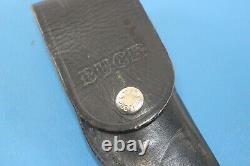 Buck 103 V U. S. A. Skinning Hunting Knife + Buck Black Leather Sheath 103 c 1989