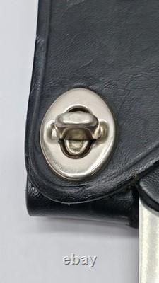 Buck 106 Hatchet Hunter Axe Black Original Leather Sheath Made in USA