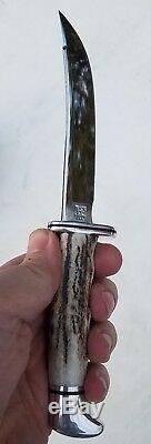 Buck 118 Personal Custom Shop Limited Edition Sambar Stag Hunting Knife 123/1000