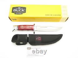 Buck 119 75th Anniversary RMEF Special Cherrywood Fixed Knife & Nylon Sheath