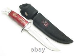 Buck 119 75th Anniversary RMEF Special Cherrywood Fixed Knife & Nylon Sheath