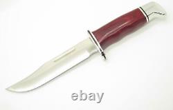 Buck 119 75th Anniversary RMEF Special Cherrywood Fixed Knife & Nylon Sheath