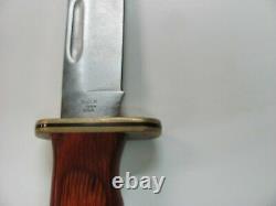 Buck 119+ USA knife with sheath and wood handle