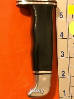 Buck 120 Knife With Sheath Inverted 3 Line Stamp Hunting 1972 1986