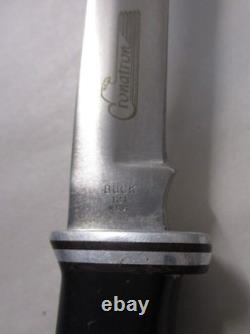 Buck 121 Hunting Knife With Original Sheath And Box