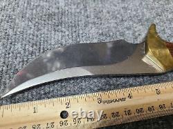 Buck 408 Kalinga Pro Knife 2007 Stamped Bos S30v Blade Rosewood Handle USA
