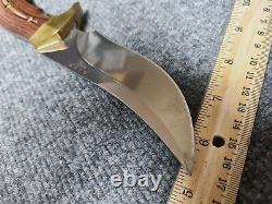 Buck 408 Kalinga Pro Knife 2007 Stamped Bos S30v Blade Rosewood Handle USA