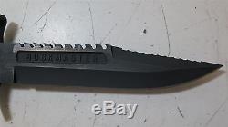 Buck Buckmaster 184 Bowie Survival Rambo Style Knife with Sheath