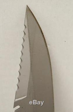 Buck Buckmaster 184 Survival Military Combat Hunting Fixed Blade Knife Pat Pend