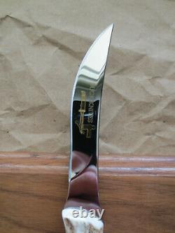 Buck Custom 107 Scout Knife with Walnut Stand #030/250