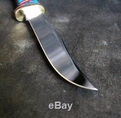 Buck Custom Shop Hunting Knife By David Yellowhorse
