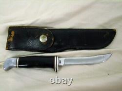 Buck Knife 118 Personal Single Line 1960's Fixed Blade Hunting Lot#6