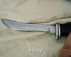 Buck Knife 118 Personal Single Line 1960's Fixed Blade Hunting Lot#6