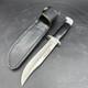 Buck Knives 119 Early 1967-1972 Era With Leather Sheath Bowie Hunting