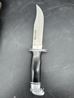 Buck Knives 119 Early 1967-1972 Era With Leather Sheath Bowie Hunting