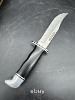 Buck Knives 119 Early 1967-1972 Era With Leather Sheath Bowie Hunting