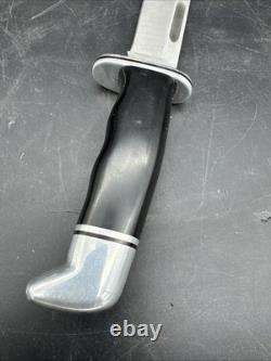 Buck Knives 119 Early 1967-1972 Era With Leather Sheath Bowie Hunting