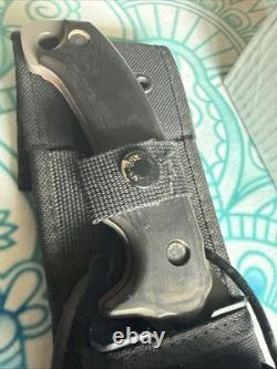Buck Knives Ron Hood 060 Hoodlum 5160 Carbon Steel Knife Sheath USA Made. 2015