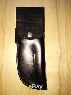 Buck Vintage Twinset Hunting and Skinner Knives with Sheath. 3 Ring