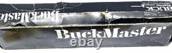 Buck knives 184 Buckmaster Survival Knife W Sheath in Original Box + Paperwork