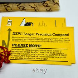Buck knives 184 Buckmaster Survival Knife W Sheath in Original Box + Paperwork