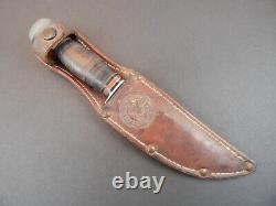 C. 1940 PAL RH-51 OFFICIAL BOY SCOUT BELT KNIFE withSHEATH