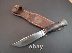 C. 1940 PAL RH-51 OFFICIAL BOY SCOUT BELT KNIFE withSHEATH