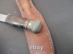 C. 1940 PAL RH-51 OFFICIAL BOY SCOUT BELT KNIFE withSHEATH