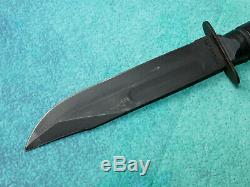 CAMILLUS USA Marine Corps Combat Knife 5684K VINTAGE Black Military Kydex Sheath