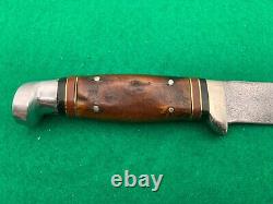 CASE TESTED STAG 1920's VINTAGE VERY RARE KNIFE WITH SHEATH HARD FIND NICE