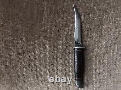 CASE XX 323-3 1/4 Fixed Blade Knife & Sheath Vintage
