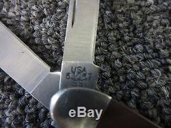 CASE XX 63087 POCKET KNIVES KNIFE FOLDING MILITARY BLADES HUNTING KNIFE SS USED