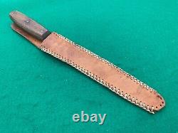 CASE XX VINTAGE BIG PIG STICKER 1940 50's RARE KNIFE SHEATH