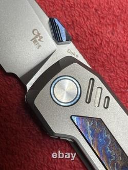 CH Knives-Duke M390 Ti FOLDING KNIFE LNIB EDC CAMPING SURVIVAL HUNTING TACTICAL