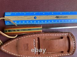 CUSTOM KNIFE BY J. C. KNIVES ESCANABA, MI @ 4 CPM 3V Scandi Blade Micarta