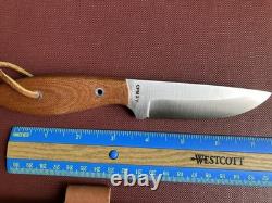 CUSTOM KNIFE BY J. C. KNIVES ESCANABA, MI @ 4 CPM 3V Scandi Blade Micarta