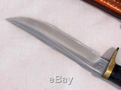 Custom Made Fixed Blade Hunting Knife With Sheath