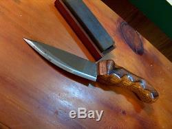 CUSTOM MADE HUNTING KNIFE Skinner FANCY HANDLE Never Used