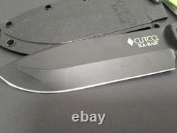 CUTCO KA-BAR 5726 Outdoorsman Black Hunting Knife with Sheath