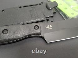 CUTCO KA-BAR 5726 Outdoorsman Black Hunting Knife with Sheath