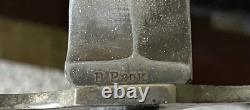California Gold Rush Era Cased Bowie Knife Made By F Peck Of San Francisco