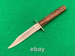 Cambridge Cutlery Co. 1900 To 1920 Vintage Perfect Stag Knife & Sheath