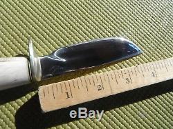 Campbell Handmade Knives Hunting camping knife. Nice polished Blade Made in USA