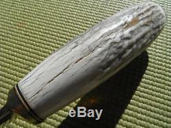 Campbell Handmade Knives Hunting camping knife. Nice polished Blade Made in USA