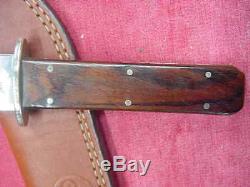 Canal Street Cutlery Co. Large Hunting/Bowie Knife & Sheath 7 Inch blade, #082