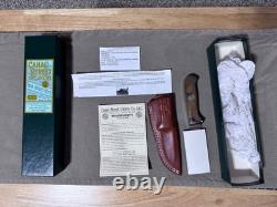 Canal Street Cutlery Drop Point Hunter Reclaimed American Chestnut Handle